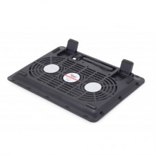 Підставка для ноутбука Gembird до 15", 2x125 mm fan, black (NBS-2F15-01) - Фото