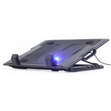 Підставка для ноутбука Gembird до 17", 1x150 mm fan, black (NBS-1F17T-01) - Фото