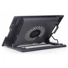 Підставка для ноутбука Gembird до 17", 1x150 mm fan, black (NBS-1F17T-01) - Фото