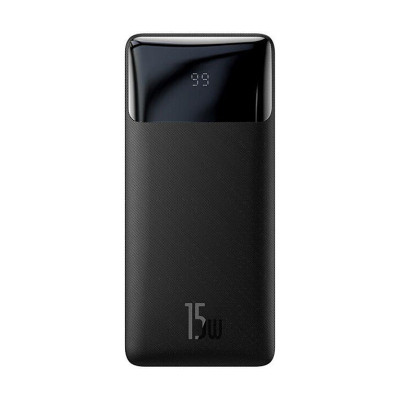 Батарея универсальная Baseus Bipow 10000mAh, PD/15W, USB-C/3A, 2*USB-A/3A(max.), black (PPDML-I01)