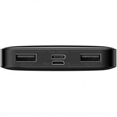Батарея универсальная Baseus Bipow 10000mAh, PD/15W, USB-C/3A, 2*USB-A/3A(max.), black (PPDML-I01) - Фото