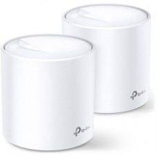 Точка доступа Wi-Fi TP-Link DECO X60 2PK AX3000 1xGE LAN 1xGE WAN MU-MIMO OFDMA MESH (DECO-X60-2-PACK)