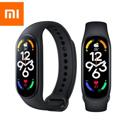 Глобальная Версия Xiaomi Mi Smart Band 7 Black Оригинальный Фитнес-браслет M2129B1 BHR6008GL
