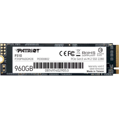 Накопичувач SSD M.2 2280 960 GB Patriot (P310P960GM28)