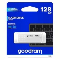USB флешнакопичувач GOODRAM 128 GB UME2 White USB 2.0 (UME2-1280W0R11) - Фото