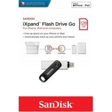 USB флешнакопичувач SANDISK 128 GB iXpand Go USB 3.0/Lightning (SDIX60N-128G-GN6NE) USB флешнакопичувач SANDISK 128 GB iXpand Go USB 3.0/Lightning (SDIX60N-128G-GN6NE) - Фото