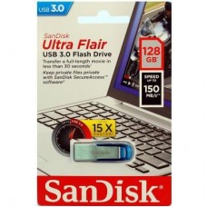 USB-флеш накопичувач SanDisk 128 GB Ultra Flair Blue USB 3.0 (SDCZ73-128G-G46B) - Фото