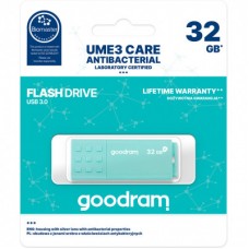 USB-флеш-накопичувач Goodram 32GB UME3 Care Green USB 3.2 (UME3-0320CRR11) - Фото