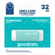 USB-флеш-накопичувач Goodram 32GB UME3 Care Green USB 3.2 (UME3-0320CRR11)