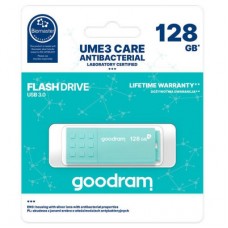 USB-флеш накопичувач Goodram 128GB UME3 Care Green USB 3.2 (UME3-1280CRR11) USB-флеш накопичувач Goodram 128GB UME3 Care Green USB 3.2 (UME3-1280CRR11) - Фото