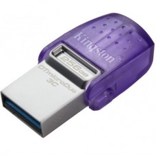 USB флеш накопитель Kingston 256GB DataTraveler microDuo 3C USB 3.2/Type C (DTDUO3CG3/256GB) - Фото
