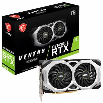 Видеокарта GeForce RTX 2060 MSI VENTUS GP OC 6Gb GDDR6