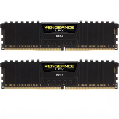 Модуль пам'яті для комп'ютера DDR4 32GB (2x16GB) 3200 MHz Vengeance LPX Black CORSAIR (CMK32GX4M2E3200C16)