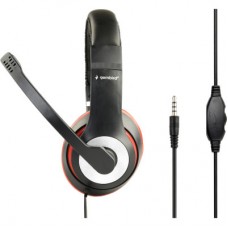 Навушники Gembird MHS-03-BKRD Black/Red (MHS-03-BKRD) - Фото
