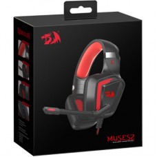 Навушники Redragon Muses 2 USB Black-Red (77909) - Фото