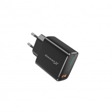 Зарядний пристрій Grand-X Quick Charge QС3.0 3.6V-6.5 V 3 A, 6.5V-9V 2A, 9V-12V 1.5A USB (CH-550B) - Фото
