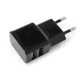 Зарядний пристрій Vinga 2 Port USB Wall Charger 2.1 A (VCPWCH2USB2ABK)