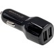 Зарядний пристрій Grand-X car 2,1A, 12-24 V, Black 2 USB 5V/2.1A (CH-26)