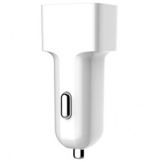 Зарядний пристрій ColorWay 2 USB AUTO ID 2.4 A (12W) white (CW-CHA009-WT) - Фото