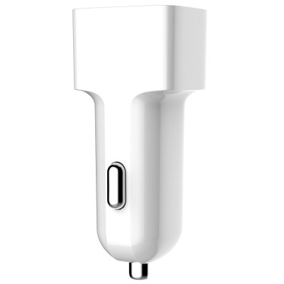 Зарядний пристрій ColorWay 2 USB AUTO ID 2.4 A (12W) white (CW-CHA009-WT)