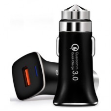 Зарядний пристрій XoKo CQC-100 1 USB Qualcom 3.0 3.1 A Bla (CQC-100-BK) - Фото