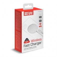 Зарядное устройство ColorWay MagSafe Charger 15W for iPhone (White) (CW-CHW27Q-WT) - Фото