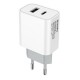 Зарядний пристрій ColorWay Type-C PD + USB QC3.0 (20 W) V2 white (CW-CHS025QPD-WT)
