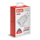 Зарядний пристрій ColorWay Type-C PD + USB QC3.0 (20 W) V2 white (CW-CHS025QPD-WT)