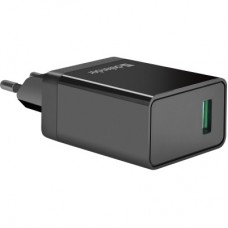 Зарядний пристрій Defender UPA-101 black, 1 USB, QC 3.0, 18 W (83573) - Фото