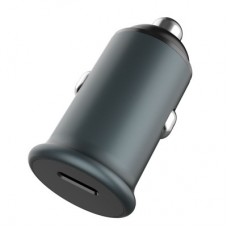 Зарядний пристрій ColorWay 1 USB Car (PD USB Type-C (20 W) Gray (CW-CHA028PD-GR) - Фото