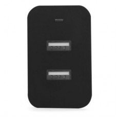 Зарядний пристрій ColorWay 2 USB AUTO_ID 4.8 A (24 W) black (CW-CHS016-BK) - Фото