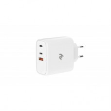 Зарядний пристрій 2E USB-C Wall Charger GaN 65 W, white (2E-WC3USB65W-W)