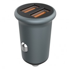 Зарядний пристрій ColorWay 2 USB Quick Charge 3.0 (36 W) Gray (CW-CHA036Q-GR) - Фото