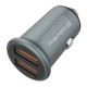 Зарядний пристрій ColorWay 2 USB Quick Charge 3.0 (36 W) Gray (CW-CHA036Q-GR)