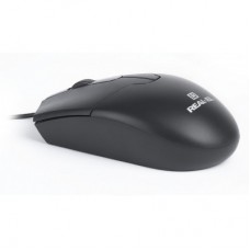 Мишка REAL-EL RM-208 USB Black - Фото