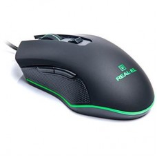 Мишка REAL-EL RM-550 Black - Фото