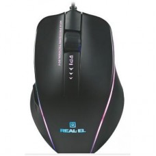 Мишка REAL-EL RM-747 Black - Фото