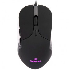 Мишка REAL-EL RM-295 USB Black - Фото