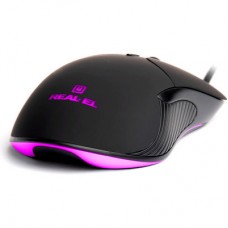 Мишка REAL-EL RM-295 USB Black - Фото