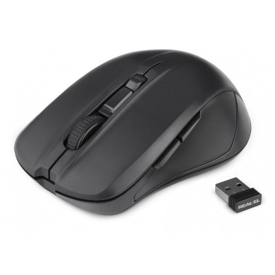 Мышка REAL-EL RM-307 Wireless Black