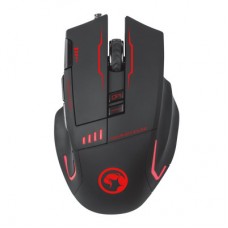 Мышка Marvo G909L USB з ігровою поверхнею G1 Black (G909L+G1) - Фото