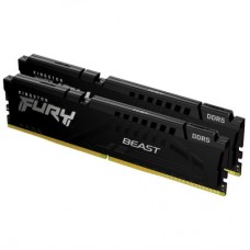 Модуль памяти для компьютера DDR5 32GB (2x16GB) 5600 MHz Beast AM5 Black Kingston Fury (ex.HyperX) (KF556C36BBEK2-32)