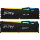 Модуль памяти для компьютера DDR5 32GB (2x16GB) 5600 MHz FURY Beast RGB Kingston Fury (ex.HyperX)