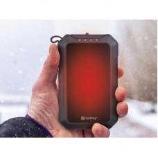 Батарея універсальна Sandberg 10000mAh, Hand Warmer, flashlight 1W, USB-C/USB-A 2A/5V (420-65) - Фото