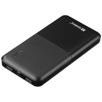 Батарея універсальна Sandberg 10000 mAh, Saver, USB-C, Micro-USB, output: USB-A*2 Total 5V/2.4A (320-34)