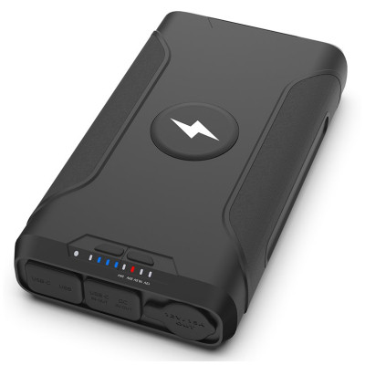 Батарея універсальна PowerPlant 68400mAh, PD/60W, DC 12-24 V 9 connectors, QC/3.0, USB-C*2, USB-A, Wireless