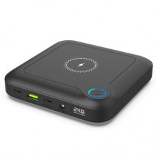 Батарея універсальна PowerPlant 24000 mAh, PD/60W, DC 12-24 V 9 connectors, QC/3.0, USB-C*2, USB-A, Wireless