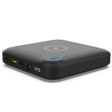 Батарея універсальна PowerPlant 24000 mAh, PD/60W, DC 12-24 V 9 connectors, QC/3.0, USB-C*2, USB-A, Wireless - Фото