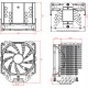 Кулер для процесора ID-Cooling SE-226-XT Black Кулер для процесора ID-Cooling SE-226-XT Black