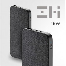 Оригінальний Xiaomi ZMI Power Bank 10000 mAh QB910 Black Швидка Зарядка QC3.0 18W - Фото